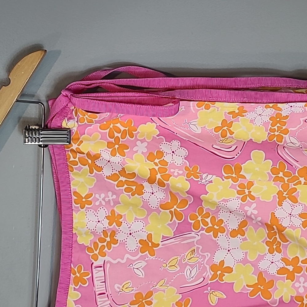 LILLY PULITZER Skirt Size 6 White Label Night Light Glow In Dark Dragonfly - Picture 3 of 7